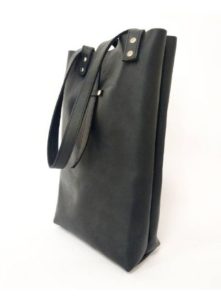 Шоппер сумка с рисунком черная